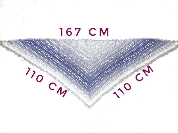 Häkeltuch Dreiecktuch Aurora Tuch Anleitung häkeln