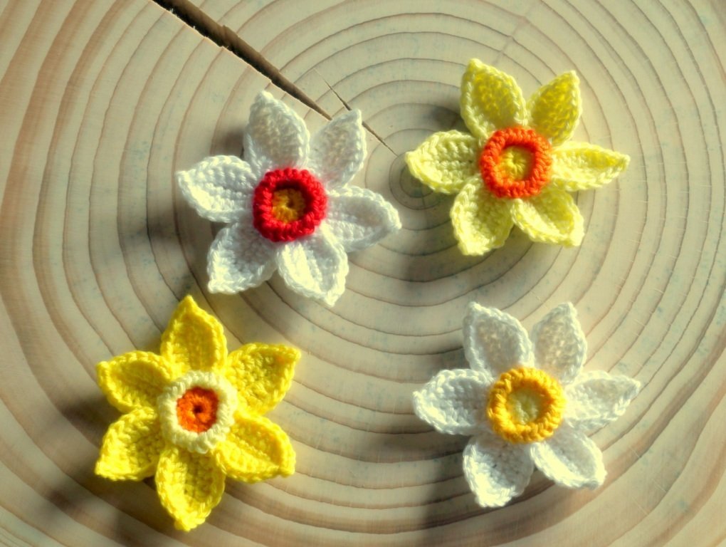 Narzisse - Häkelanleitung