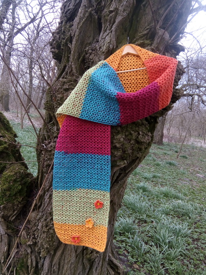 Kombischal "Regenbogen"