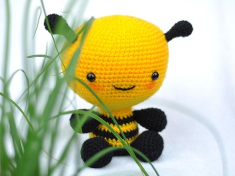 Häkelanleitung Biene