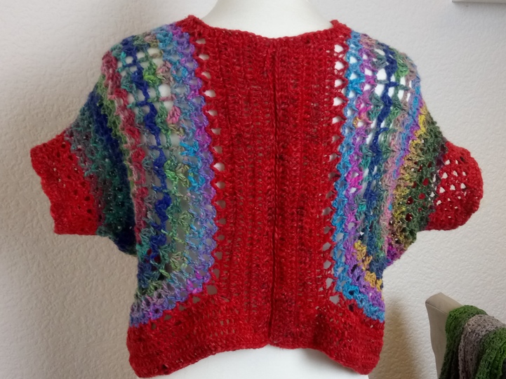 Häkelanleitung Weste, Bolero "Circle", alle Größen