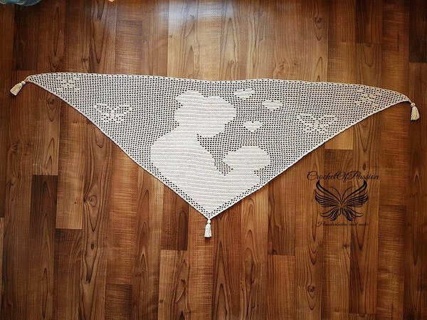 motif cloth „ Mother love (crochet pattern)