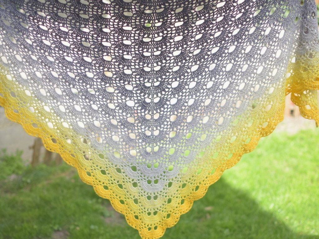 Tuch Sommervirus häkeln - Bild 3