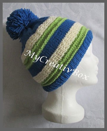 Mütze "Leo", gefüttert Ku 50-54, ungefüttert Ku 54-58, gestrickt