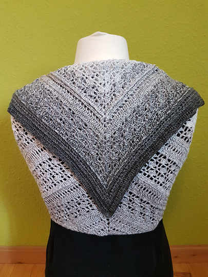 Häkelanleitung Tuch Amondi