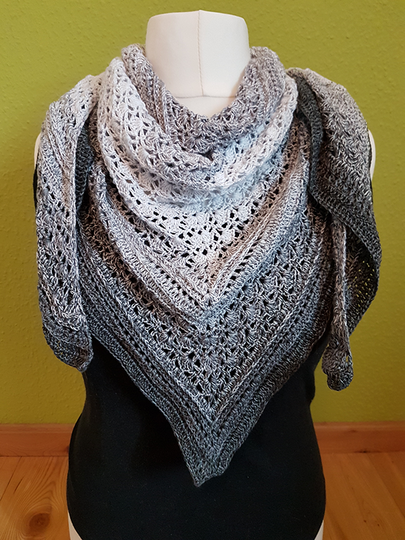 Häkelanleitung Tuch Amondi