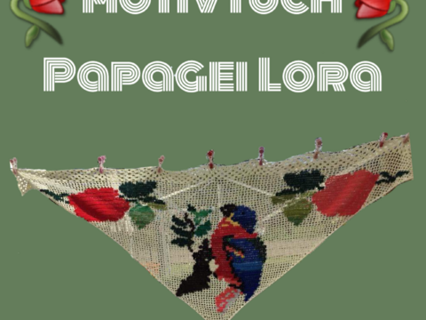 Motivtuch Papagei Lora