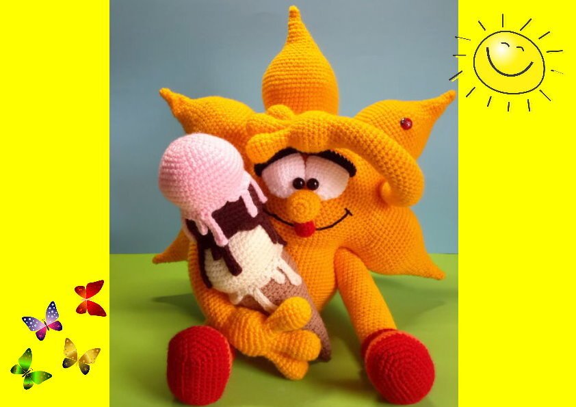 Häkelanleitung Sonnenscheinchen