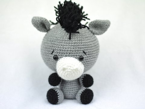 Häkelanleitung Esel