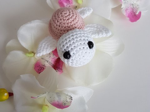 Häkelanleitung kleine Schildkröte auf Deutsch