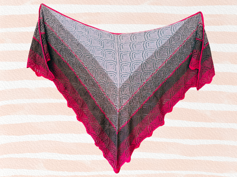 Strickanleitung für Dreieckstuch Juliette