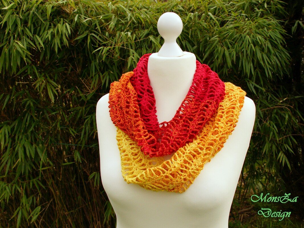 Sommerschal Tintasola - Häkelanleitung - Bild 3