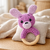 Crochet Pattern Rabbit Rattle, crochet Babyrattle