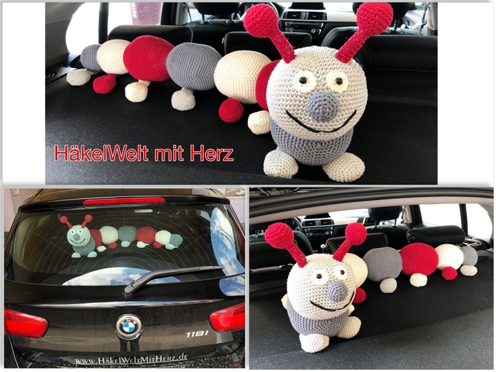 Häkeln / "Funny" die Raupe