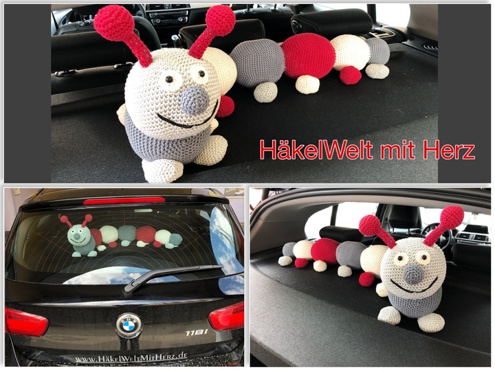 Häkeln / "Funny" die Raupe