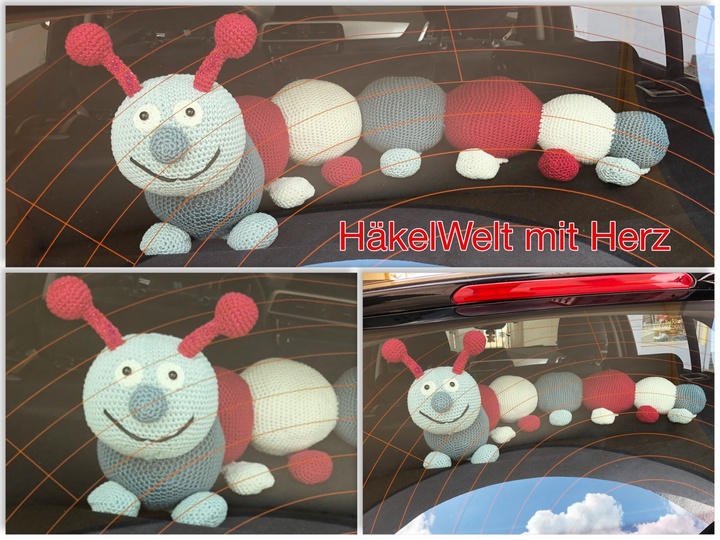 Häkeln / "Funny" die Raupe