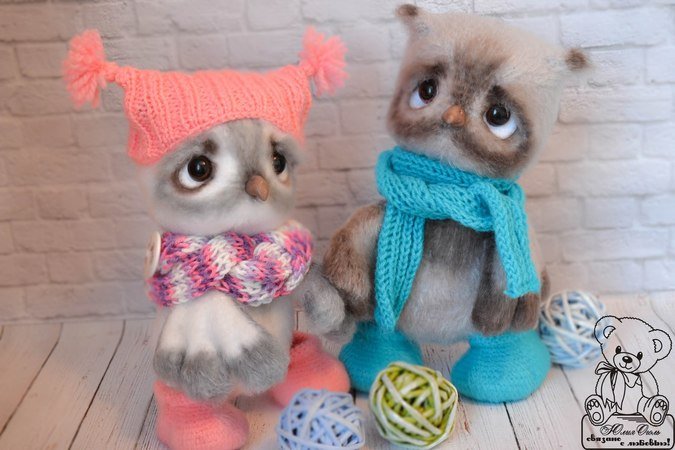 196 Crochet Pattern - Cute Owl - Amigurumi soft toy PDF file by Ogol CP