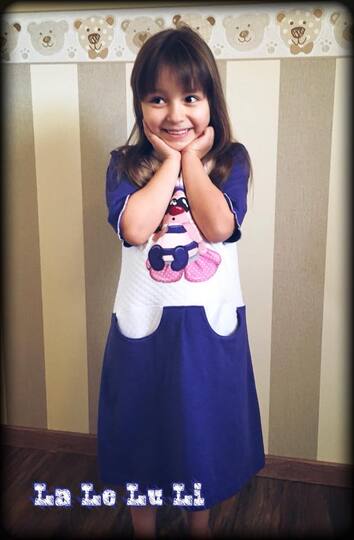 Kleid Raffling - Nähanleitung und Schnittmuster Gr. 74 - 164