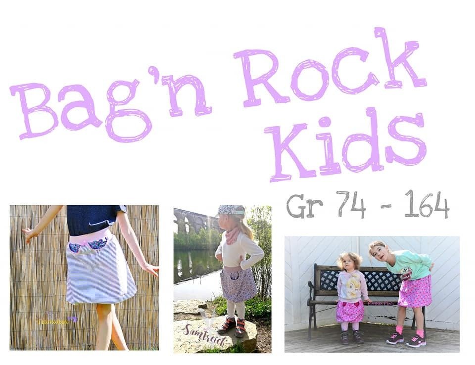 Bag´n Rock - Kids GR. 74 - 164 (Inkl. Schnittmuster &amp; Nähanleitung)