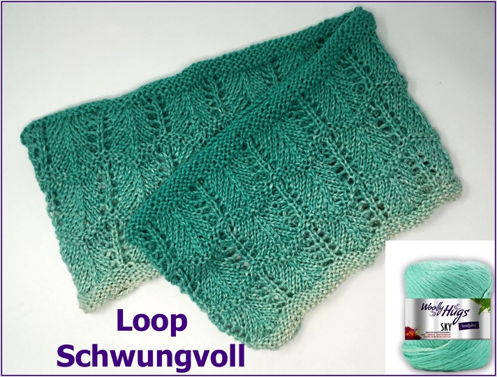 Loop Schwungvoll mit SKY von Woolly Hugs stricken