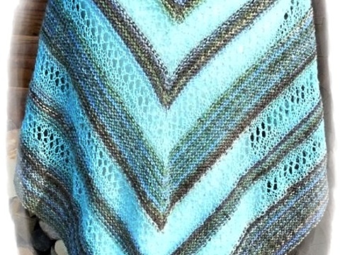 Strickanleitung Dreieckstuch "Socklace"