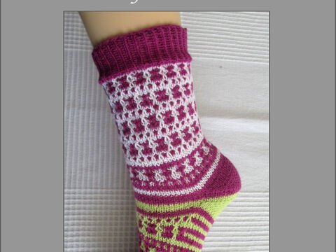 Sockenmuster "Narya" gestrickt Gr. 32-47