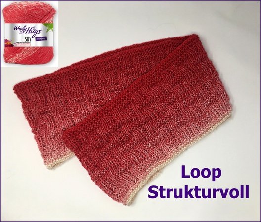Loop Strukturvoll mit SKY von Woolly Hugs stricken