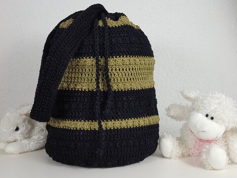 114 Häkelanleitung Rucksacktasche Mochila Olivia