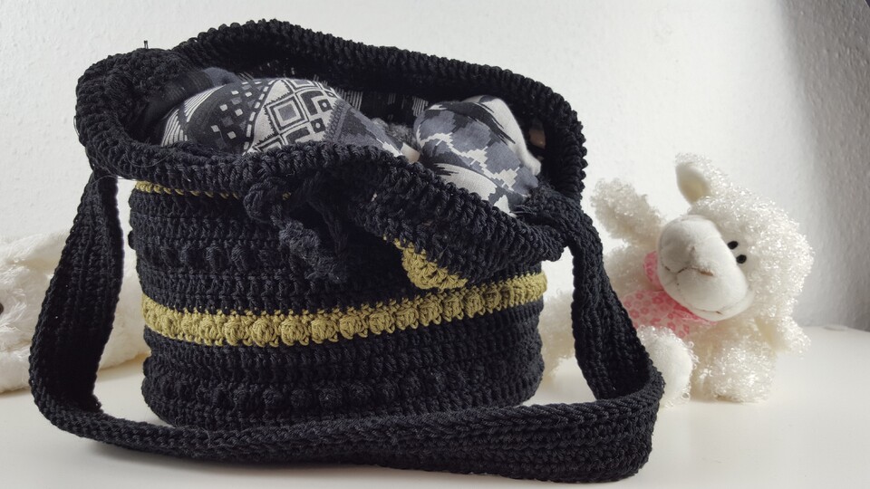 114 Häkelanleitung Rucksacktasche Mochila Olivia