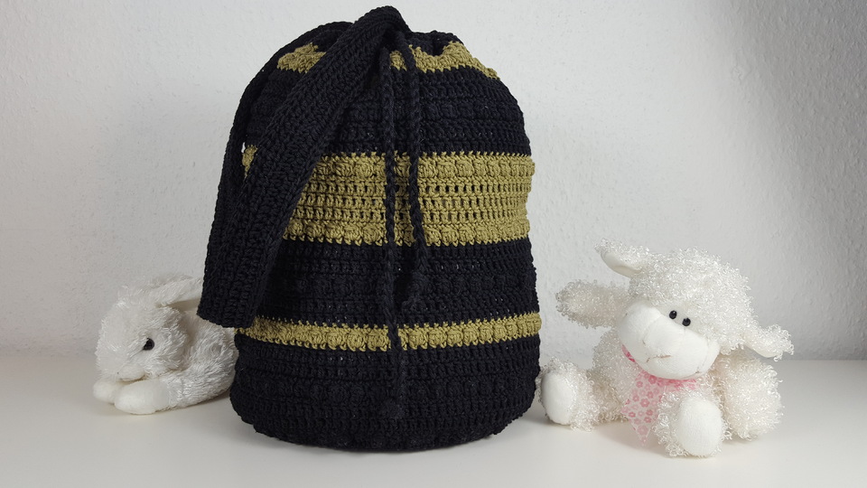 114 Häkelanleitung Rucksacktasche Mochila Olivia