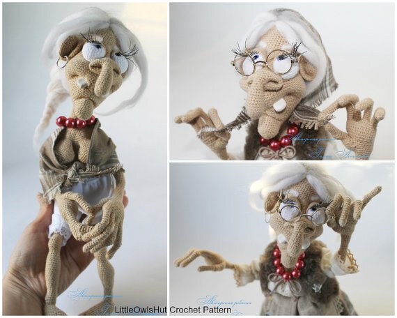 081DE Häkel- und Nähanleitung Zauberhexe - Amigurumi PDF Astashova CP - Bild 2