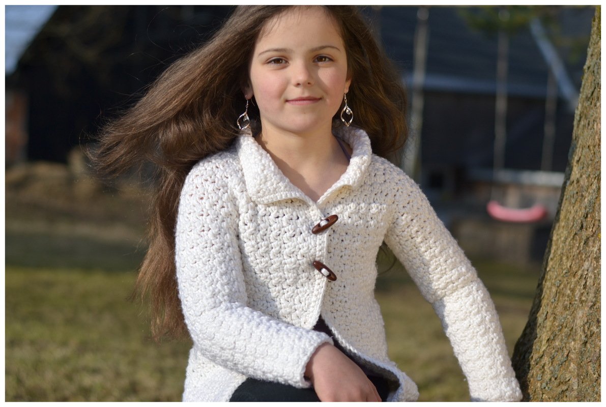 - CLARA - Jacke häkeln, unisex alle Größen, Häkeljacke, Raglan häkeln, RVO - Bild 5