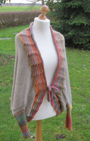 Strickanleitung Zopf - Seelenwärmer oder Shrug