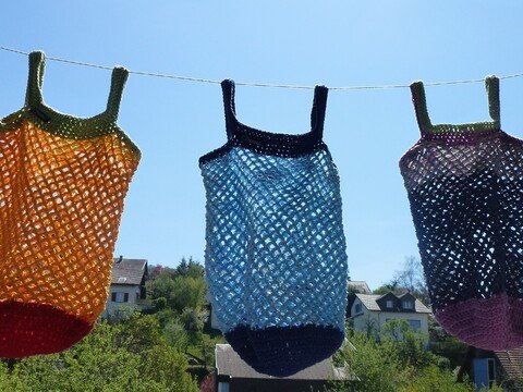 Einkaufsnetz mit Kordel