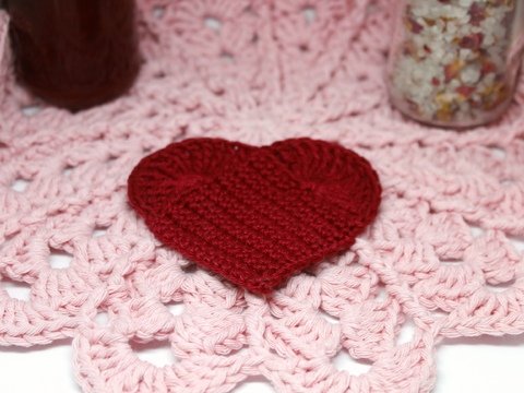 Häkel-Herzen in 6 Größen