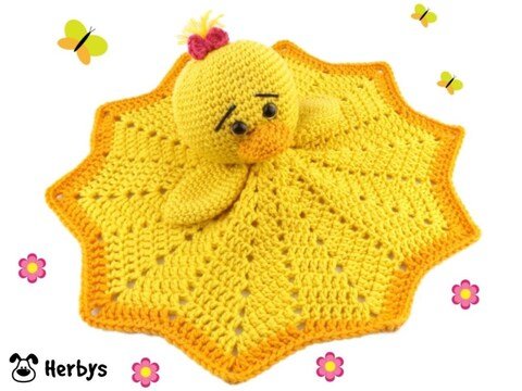Häkelanleitung Schmusetuch "Sweety"