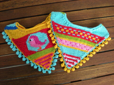 Halstuch - Bandana Strickanleitung für Babies und Kleinkinder