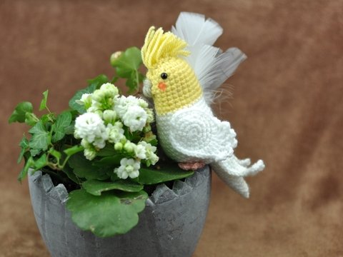 Crochet pattern Cockatiel
