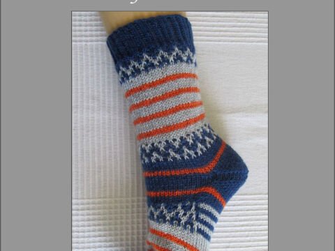 Socken "Nordpol" - Gr.36-47, gestrickt