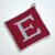 Letter "E" Potholder Crochet Pattern - for beginners