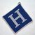 Letter "H" Potholder Crochet Pattern - for beginners