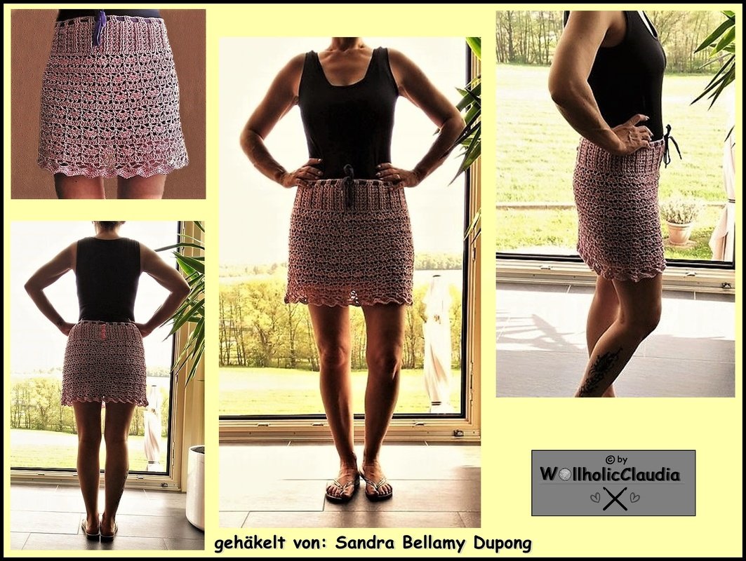 Häkelanleitung Rock oder Top " Miss Germany"