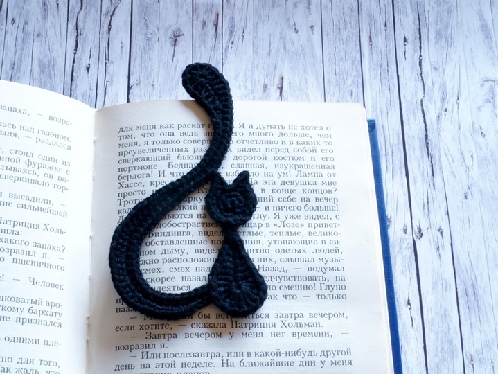 Katzensilhouette – Lesezeichen, Applikation, Deko