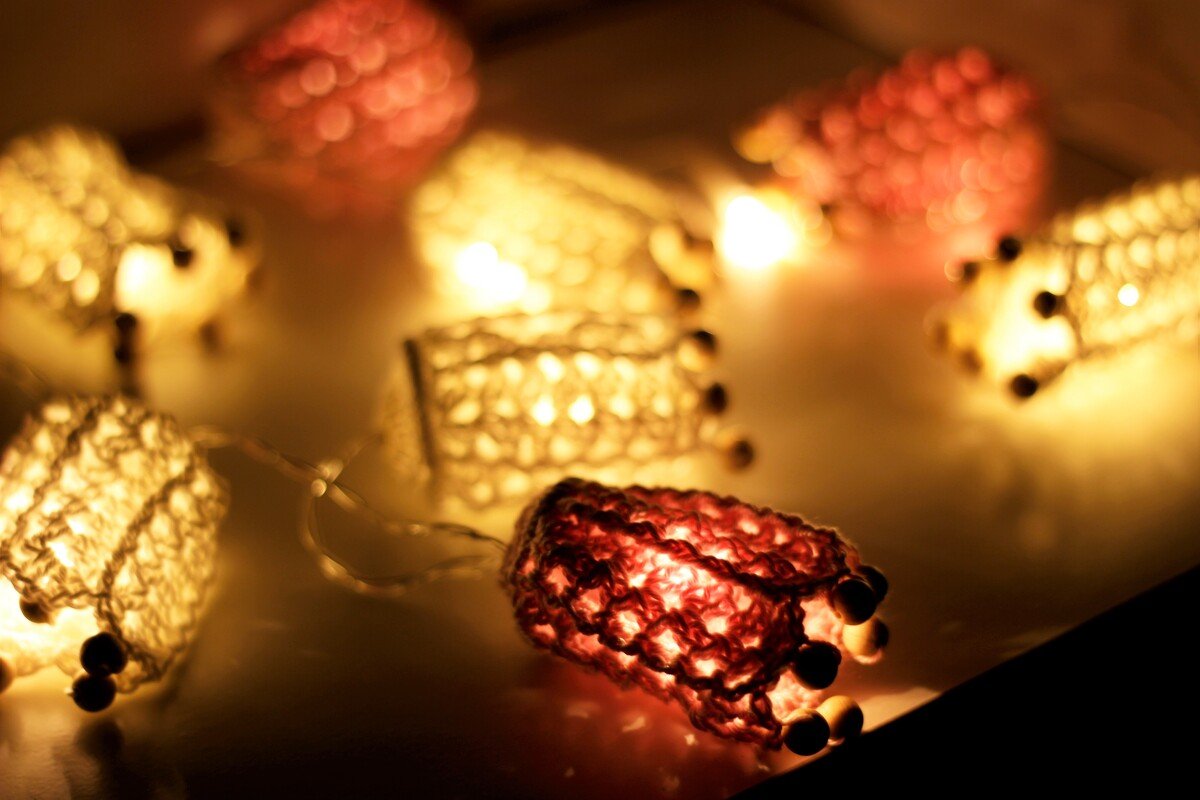 Häkelanleitung Lichterkette