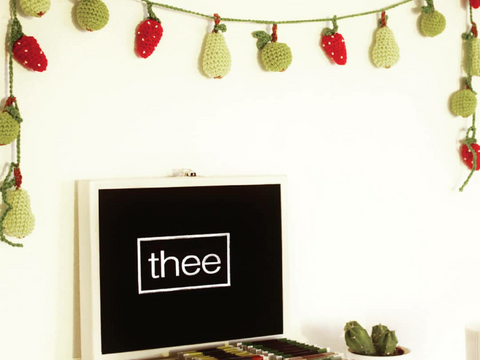 Häkelanleitung Obst-Girlande