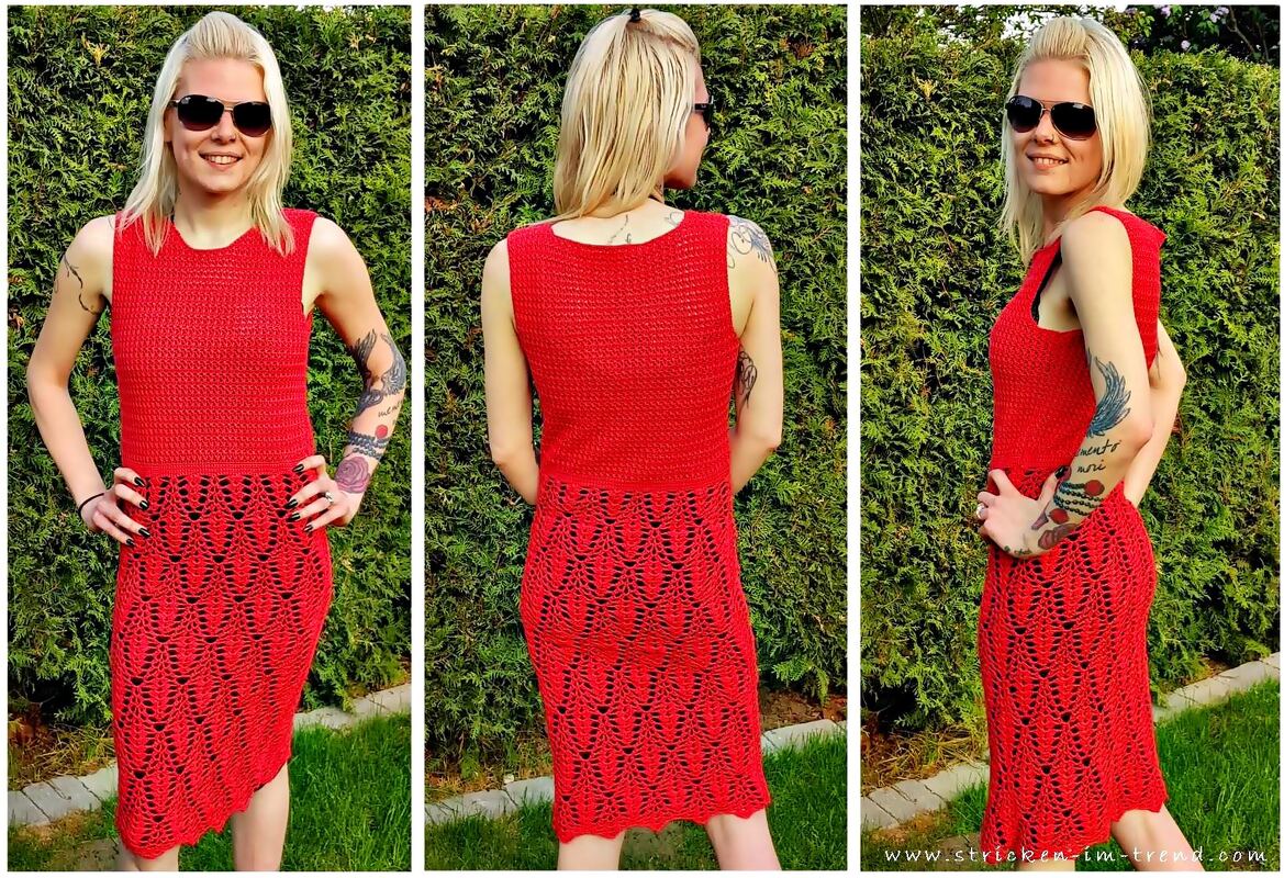 Häkelanleitung für Sommerkleid / Kleid | LADY#Red