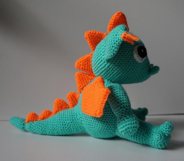 Häkelanleitung  Amigurumi Drache Elliot