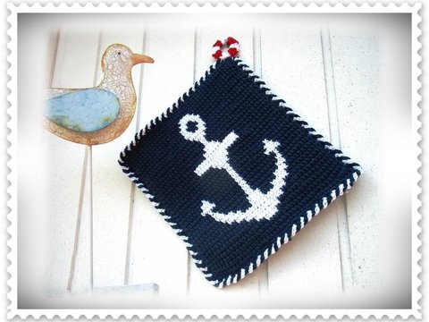 Smutjes Pottlappen / tunesisch gehäkelt