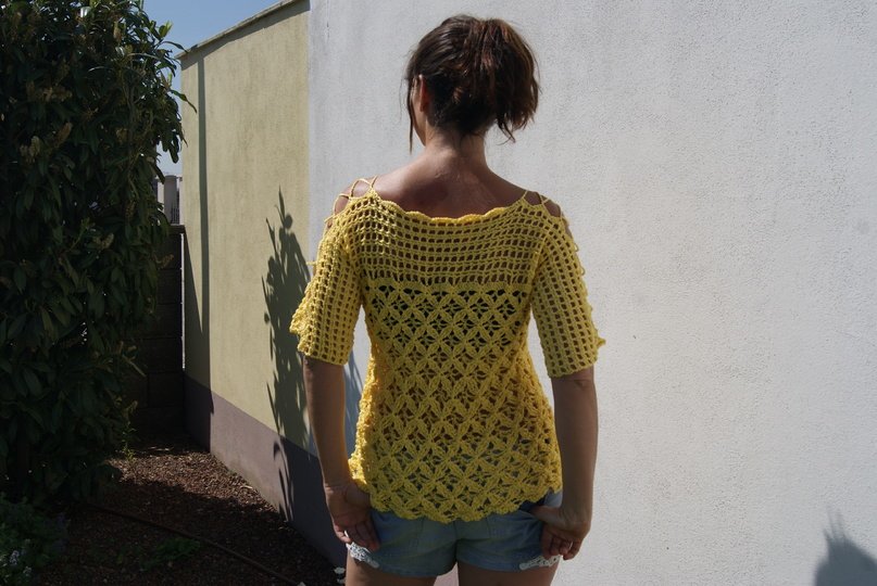 Häkel-Wende-Shirt SOMMERHIT (Gr. S/M, L/XL)