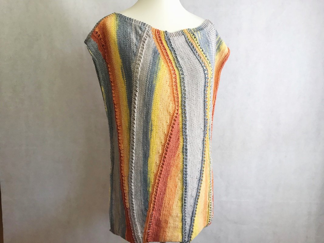 Strickanleitung für Longshirt Cotto